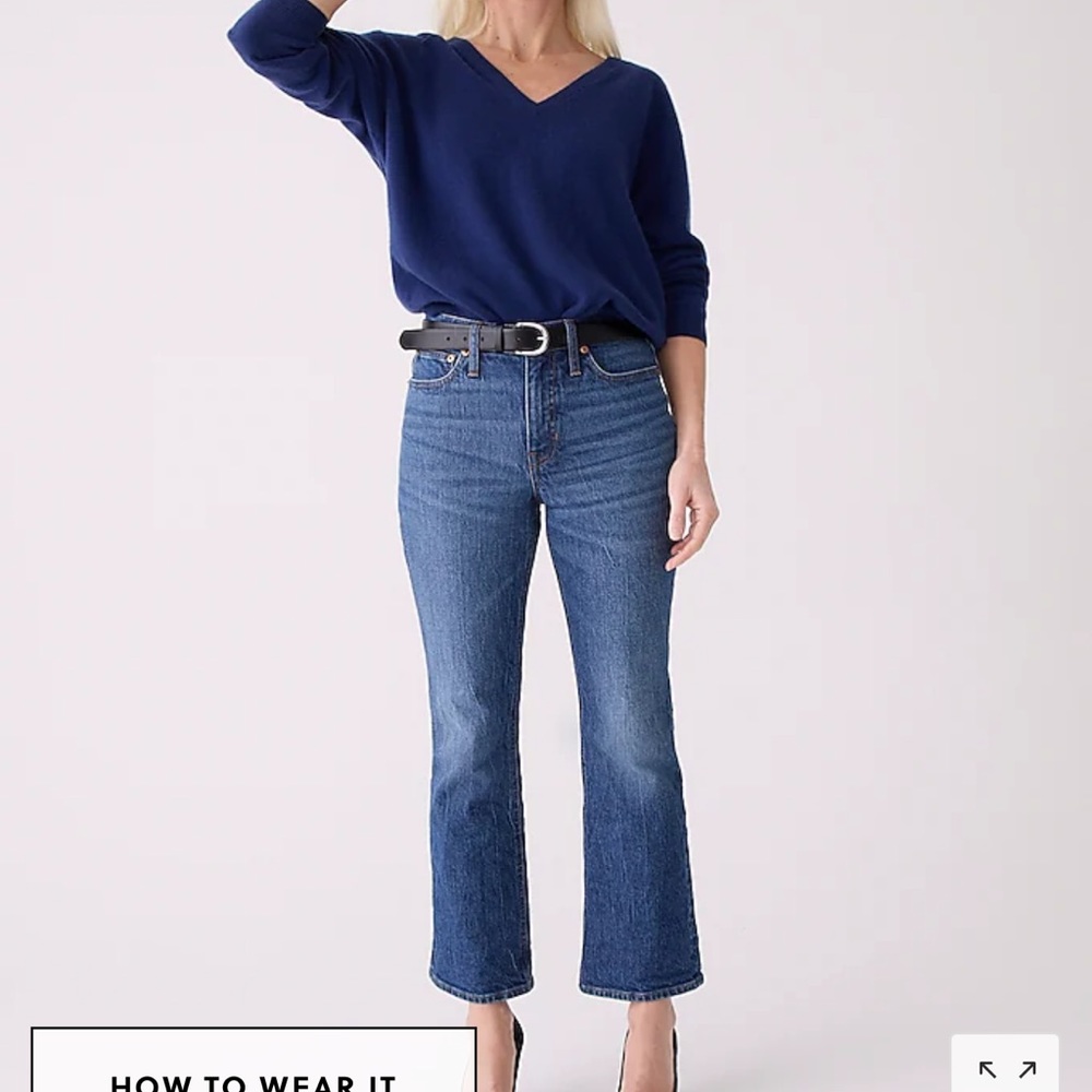 J Crew Billie Demo Boot Crop.